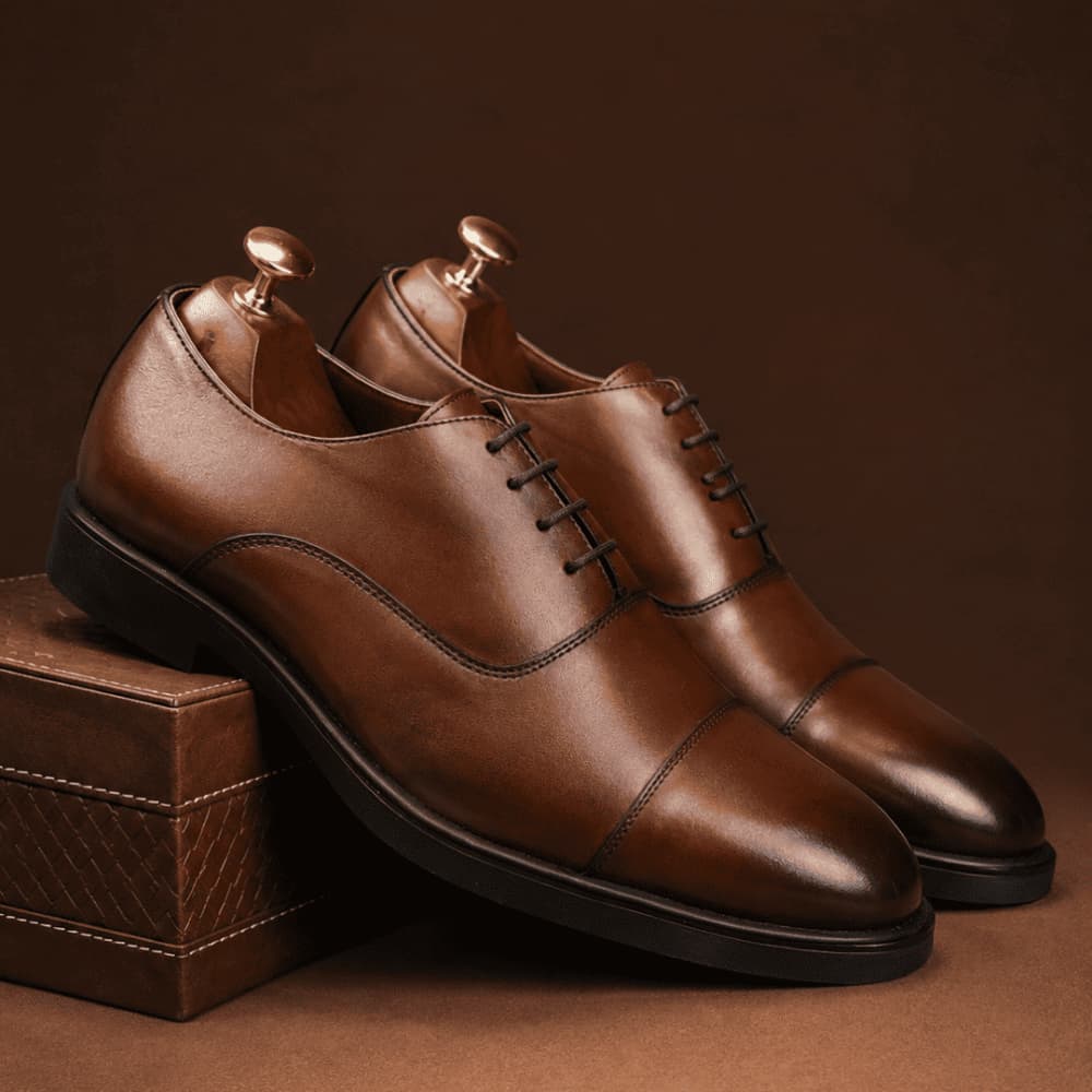Men's Cap-Toe Oxford - Brown